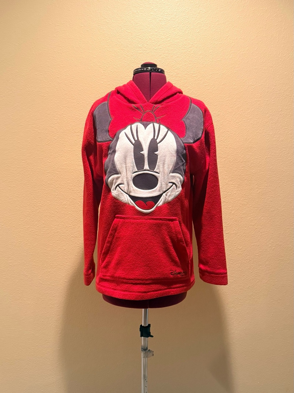 Disneyland Paris - Red Minnie Mouse Fleece Hoodie for Women